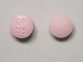Image 1 - Imprint GP 115 - lisinopril 40 mg