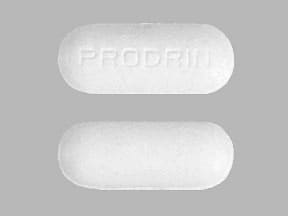 Image 1 - Imprint PRODRIN - Prodrin acetaminophen 325 mg / caffeine 20 mg / isometheptene mucate 65 mg