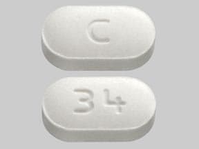 Pill Finder: C 34 White Capsule-shape - Medicine.com