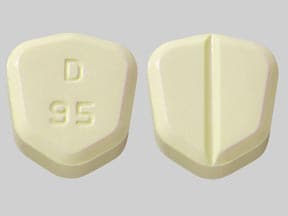 Image 1 - Imprint D 95 - lamotrigine 150 mg