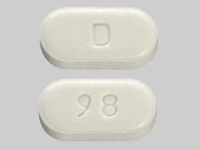 Image 1 - Imprint D 98 - lamotrigine 5 mg