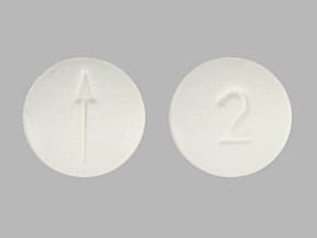 Imprint 2 Arrow Logo - buprenorphine 2 mg (base)
