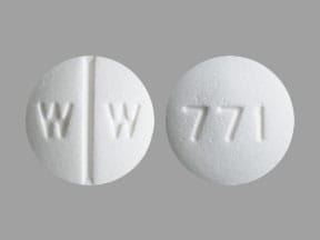 Image 1 - Imprint W W 771 - isosorbide dinitrate 10 mg