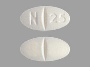 Image 1 - Imprint N 25 - metoprolol 25 mg