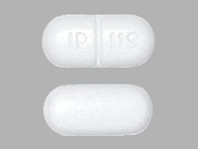 Image 1 - Imprint IP 119 - acetaminophen/hydrocodone 500 mg / 10 mg
