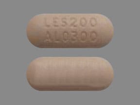 Image 1 - Imprint LES200 ALO300 - Duzallo allopurinol 300 mg / lesinurad 200 mg