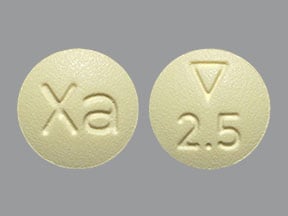 Imprint Logo 2.5 Xa - Xarelto 2.5 mg