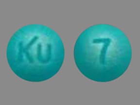 Imprint KU 7 - rabeprazole 20 mg