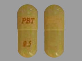 Image 1 - Imprint PBT 0.5 - tacrolimus 0.5 mg