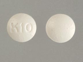 Pill Finder: K10 White Round - Medicine.com