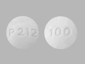 Image 1 - Imprint P212 100 - acarbose 100 mg