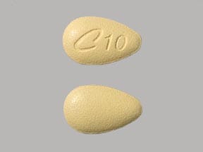 Image 1 - Imprint C 10 - tadalafil 10 mg