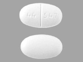 Image 1 - Imprint 44 547 - Mucus Relief D guaifenesin 400 mg / pseudoephedrine hydrochloride 40 mg