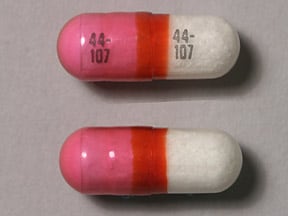 Pill Finder: 44 107 44 107 Pink Capsule-shape - Medicine.com