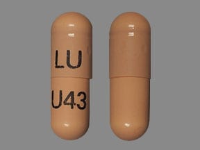 Imprint LU U43 - cefixime 400 mg