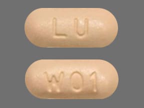 Imprint LU W01 - memantine 5 mg