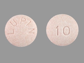 Image 1 - Imprint LUPIN 10 - lisinopril 10 mg