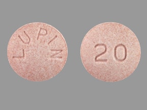 Image 1 - Imprint LUPIN 20 - lisinopril 20 mg