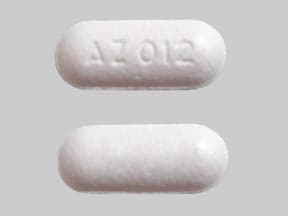 Image 1 - Imprint AZ012 - acetaminophen 500 mg