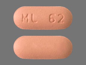 Image 1 - Imprint ML 62 - levofloxacin 250 mg