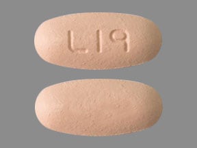 Image 1 - Imprint L19 - hydrochlorothiazide/valsartan 12.5 mg / 320 mg