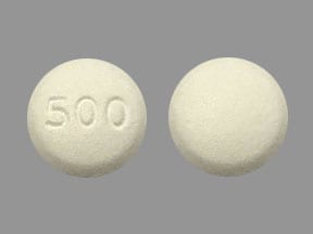 Pill Finder: 500 White Round - Medicine.com