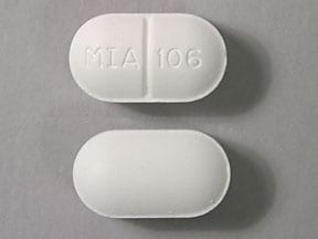 Imprint MIA 106 - acetaminophen/butalbital 325 mg / 50mg