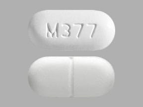 Image 1 - Imprint M377 - acetaminophen/hydrocodone 300 mg / 7.5 mg