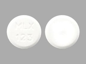Image 1 - Imprint MLX 123 - acetaminophen 325 mg