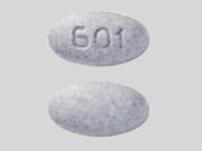 Image 1 - Imprint 601 - Sinemet CR 25 mg / 100 mg