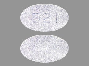 Image 1 - Imprint 521 - Sinemet CR 50 mg / 200 mg