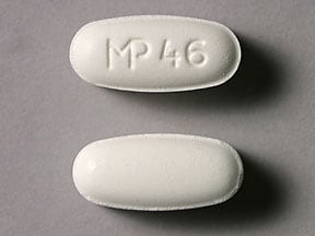 Image 1 - Imprint MP 46 - metronidazole 500 mg