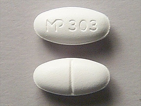 Imprint MP 303 - spironolactone 100 mg