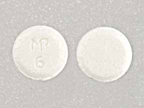 Image 1 - Imprint MP 6 - lorazepam 0.5 mg