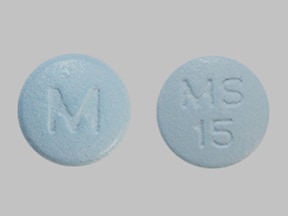 Image 1 - Imprint M MS 15 - morphine 15 mg