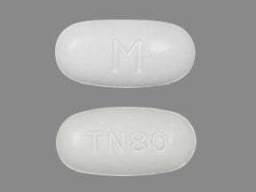 Image 1 - Imprint M TN80 - telmisartan 80 mg