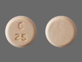 Image 1 - Imprint C 25 - clozapine 25 mg