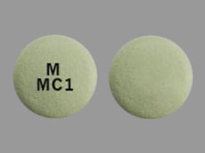 Image 1 - Imprint M MC1 - mycophenolic acid 180 mg