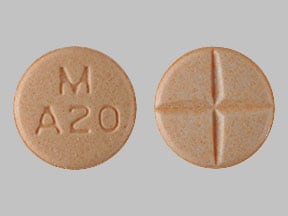 Image 1 - Imprint M A20 - amphetamine/dextroamphetamine 20 mg