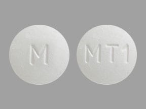 Image 1 - Imprint M MT1 - metoprolol 25 mg