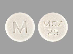 M MCZ 25 - Meclizine Hydrochloride