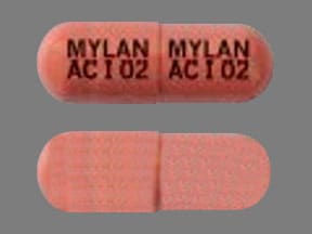Imprint MYLAN AC I 02 MYLAN AC I 02 - acitretin 10 mg