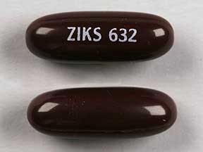 Image 1 - Imprint ZIKS 632 - Hematogen FA ferrous fumarate 200 mg / ascorbic acid 250 mg / folic acid 1 mg / cyanocobalamin 10 mcg