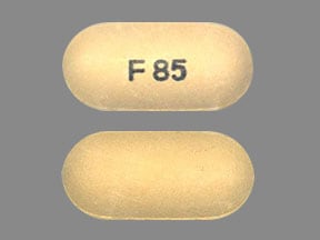 Image 1 - Imprint F 85 - quetiapine 400 mg