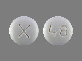 Image 1 - Imprint X 48 - famciclovir 125 mg