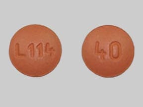 Image 1 - Imprint L114 40 - famotidine 40 mg