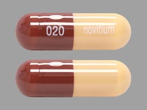 Image 1 - Imprint 020 novitium - prazosin 2 mg