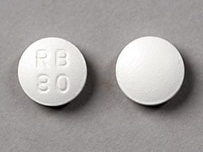 Image 1 - Imprint RB 80 - cetirizine 10 mg