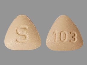 Image 1 - Imprint S 103 - sumatriptan 50 mg