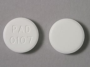 Imprint PAD 0107 - clotrimazole 10 mg